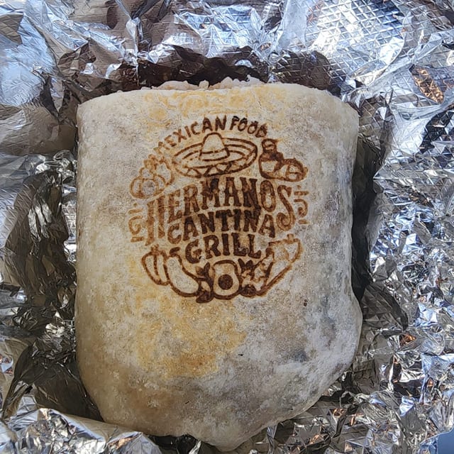 Meatless Burrito.